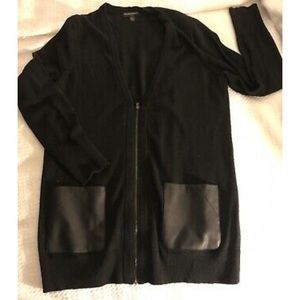 Banana Republic zipper v neck cardigan